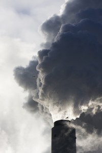 Air Pollution from boiler smoke stack